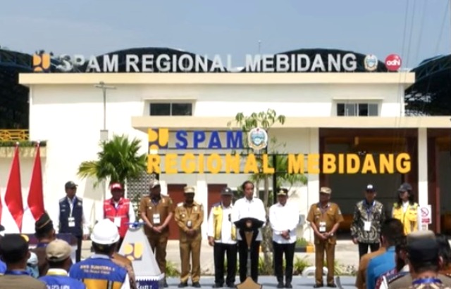 Presiden Resmikan SPAM Regional Mebidang